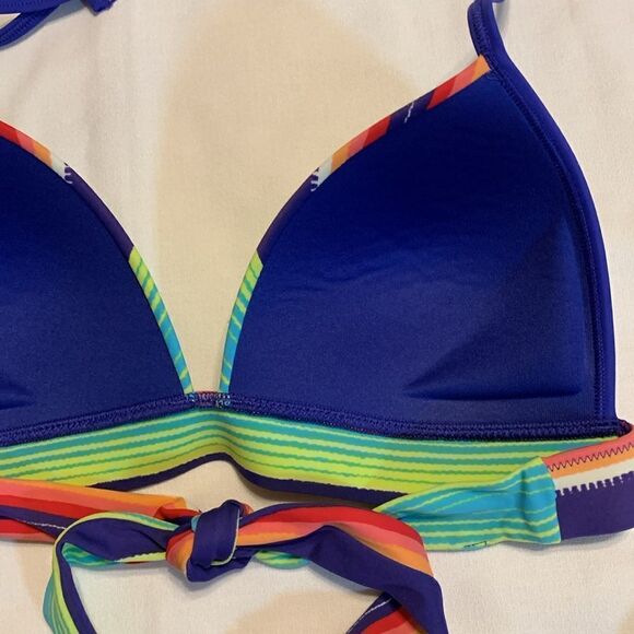 American Eagle Aerie Size Large bottom/Size Medium top bikini multicolor NWOT - Picture 8 of 8